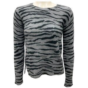 Marc Jacobs Grey Melange Multi Fall 2006 Collection Runway Leopard Cashmere Knit